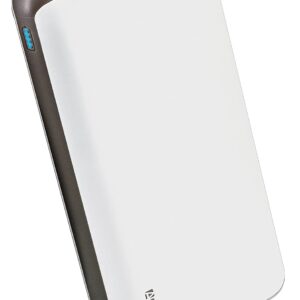 Aduro 20,000mAh Battery Pack Power Bank, External Battery Charger for iPhone Android Smartphone (White)