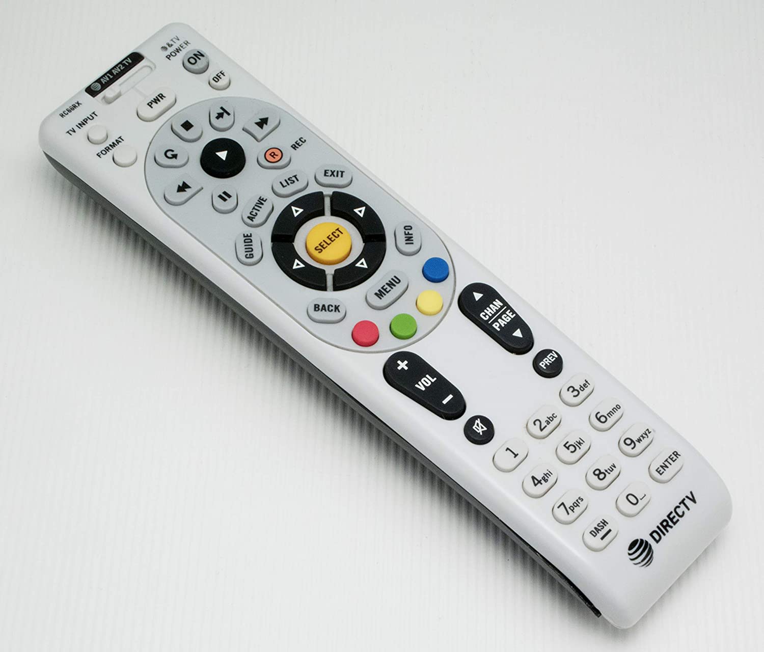 RC66RX Remote Control DirecTV AT&T IR/RF Universal Remote