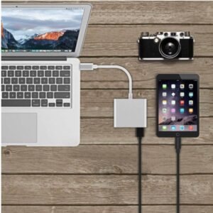 HYFAI 3 in 1 USB-C Type C To HDMI USB 3.0 HUB USB-C multi-port Adapter Dongle Dock Cable for Macbook Pro