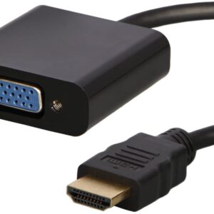 Sunavo HDMI Male to VGA Female Video Output Adapter Cable in Black