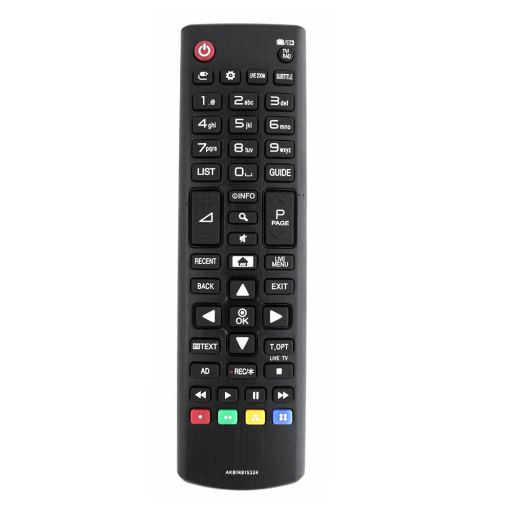Universal TV Remote Control Wireless Smart Controller Replacement for HDTV LED Smart Digital TV Black