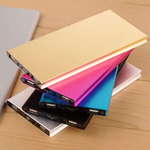 50000mAh Universal Power Bank 9.5mm Ultra-thin Dual USB Output Mobile Power Portable Battery Charger Power Source