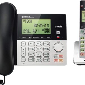 VTech 1-Handset DECT 6.0 Corded/Cordless Phone (CS6949) - Silver