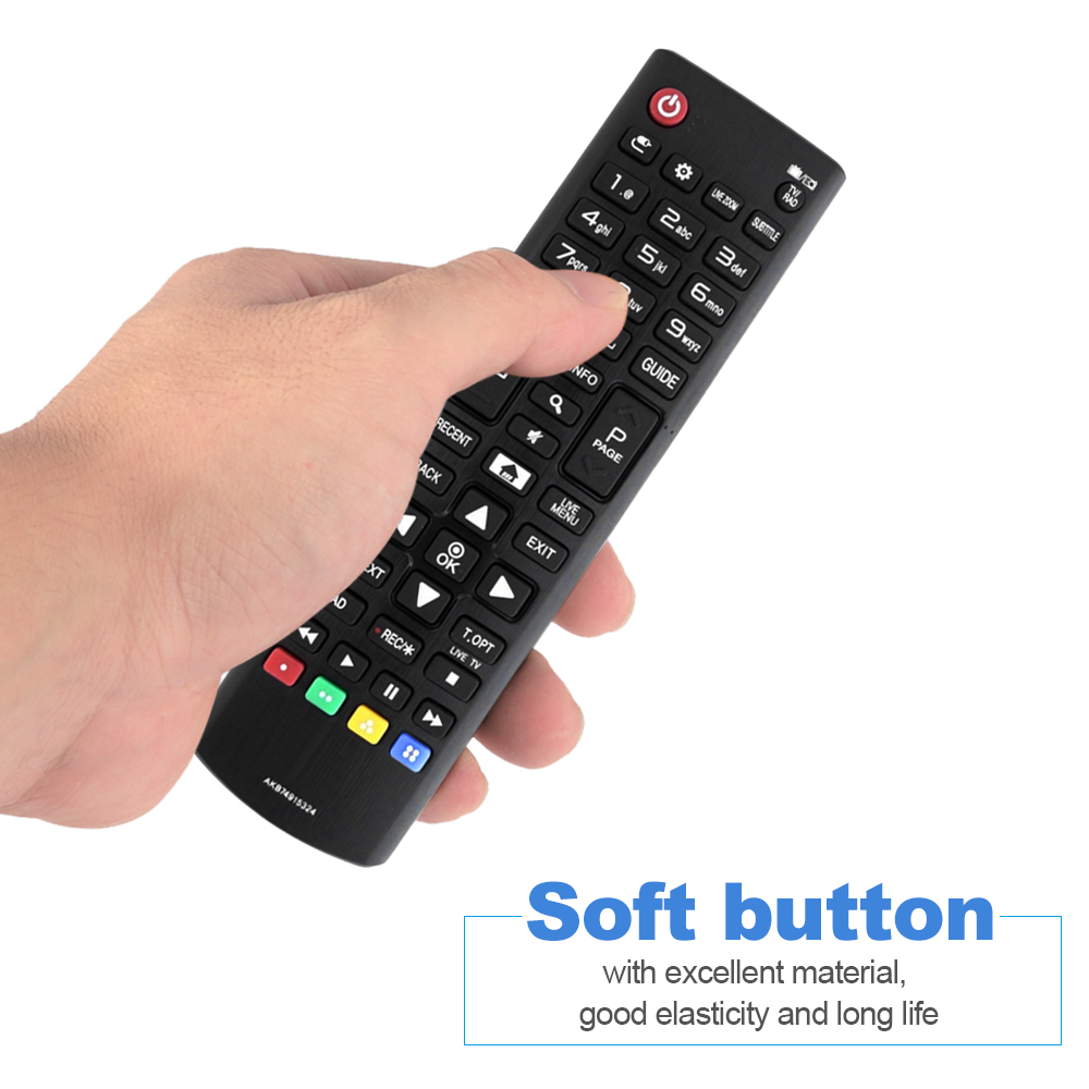 Universal TV Remote Control Wireless Smart Controller Replacement for HDTV LED Smart Digital TV Black - Image 3